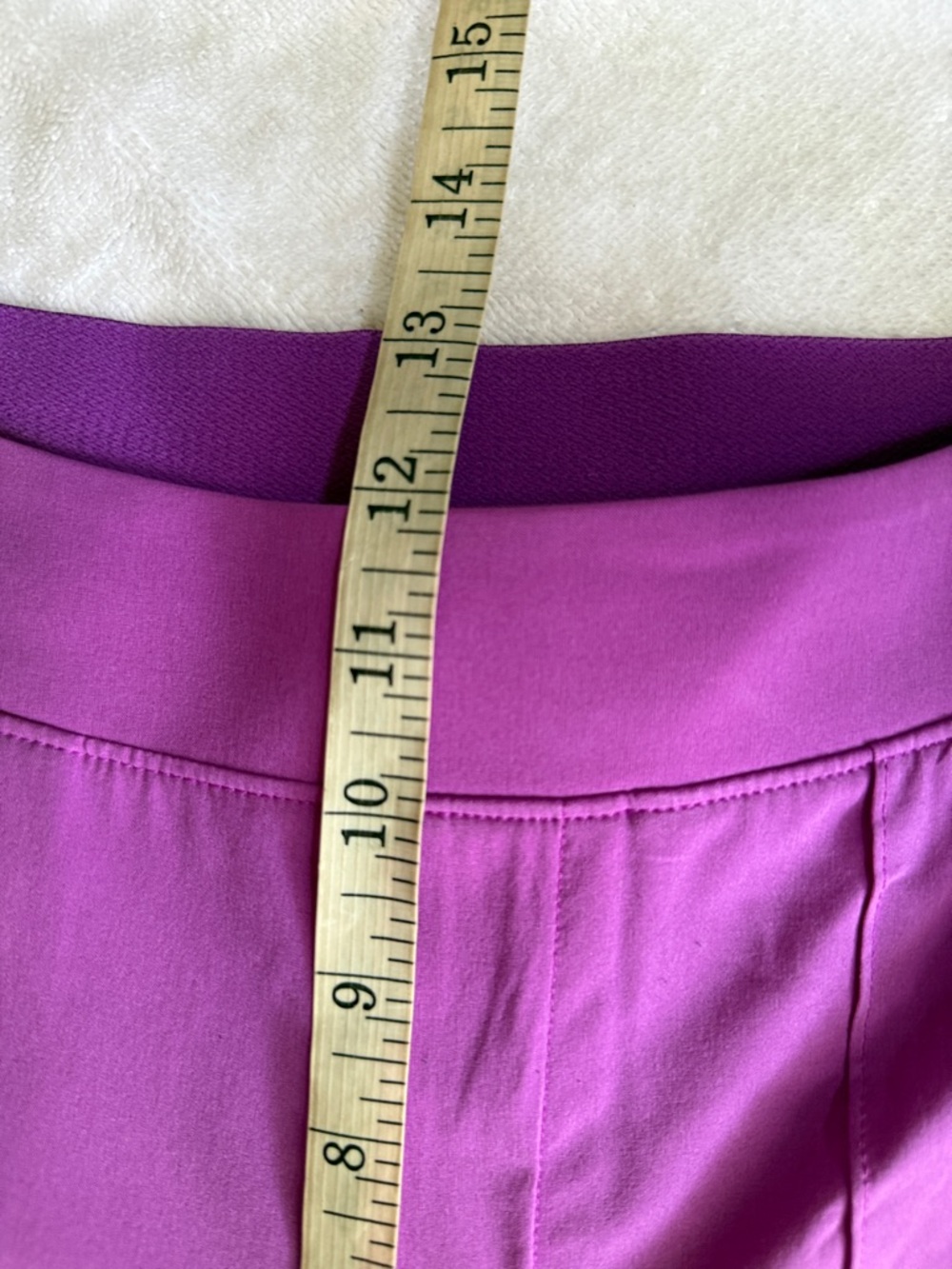 Athleta Brooklyn Heights Vienna Slim Pants Jazzy Purple High Rise Trouser Size 4 - Picture 10 of 15